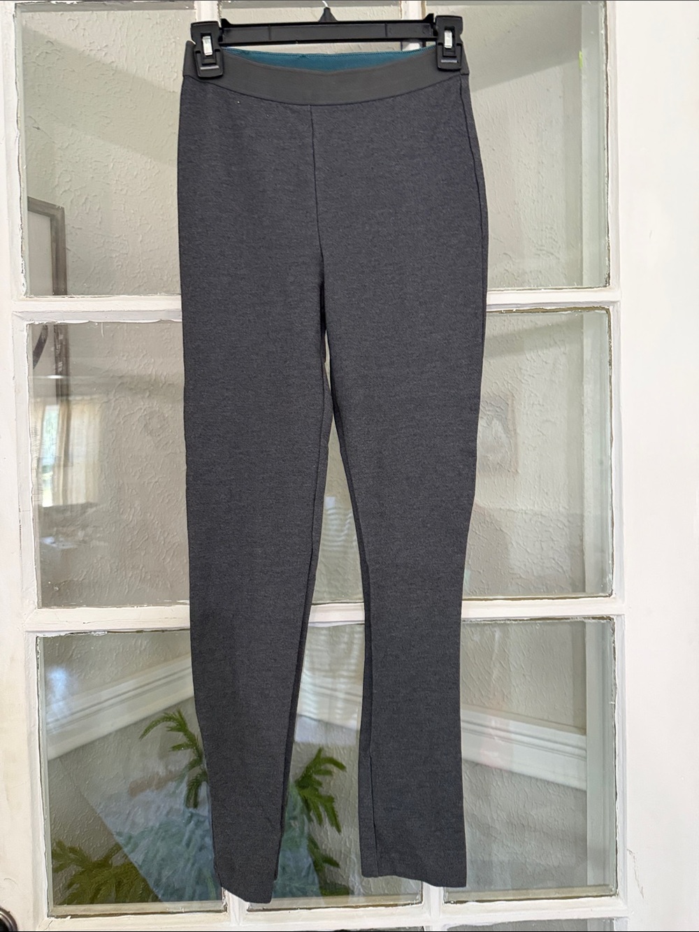 Boden Women’s High-Waist Charcoal Gray Knit Pants